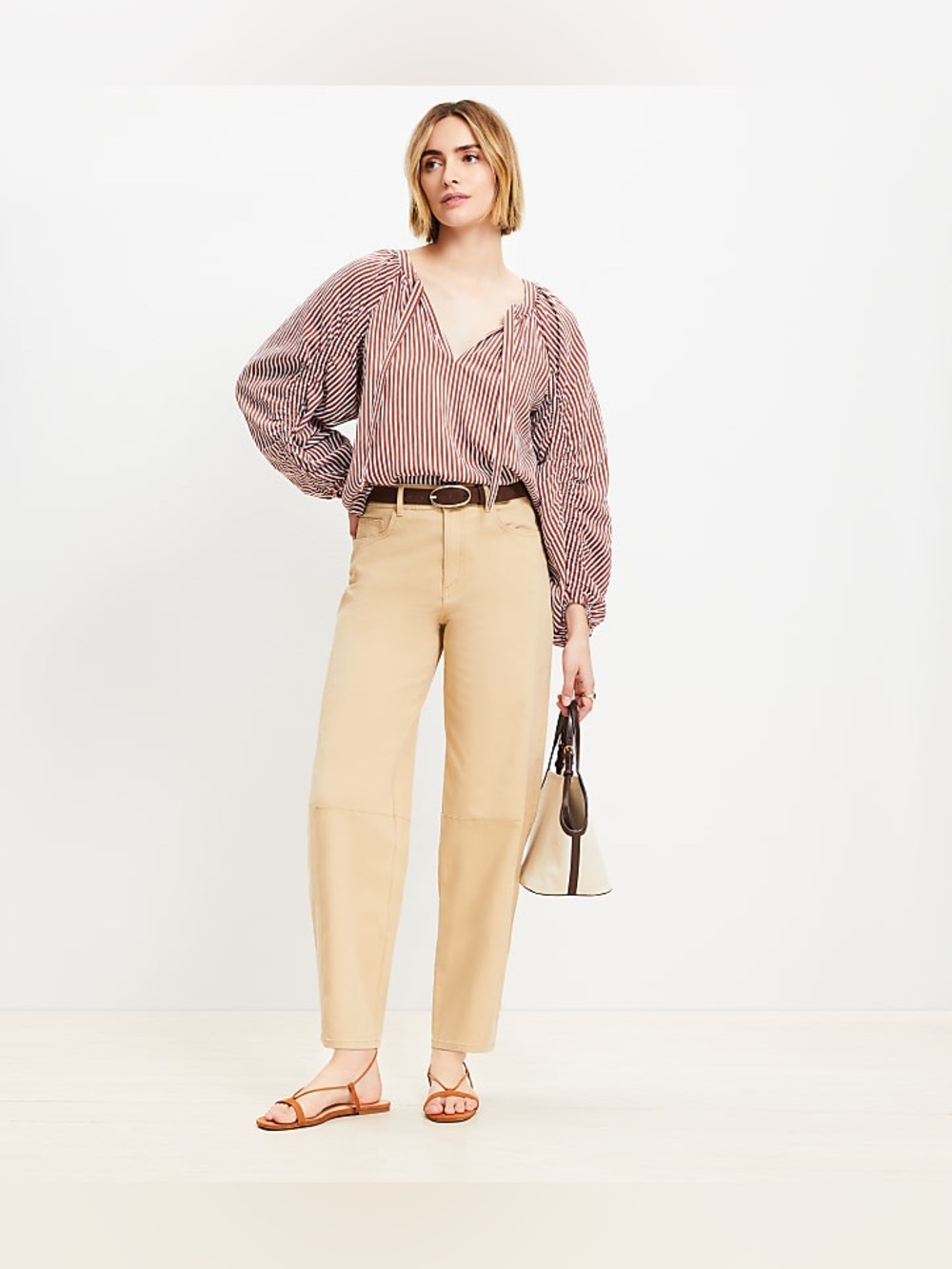 LOFT The Barrel High-Rise Jeans “Made and Loved”